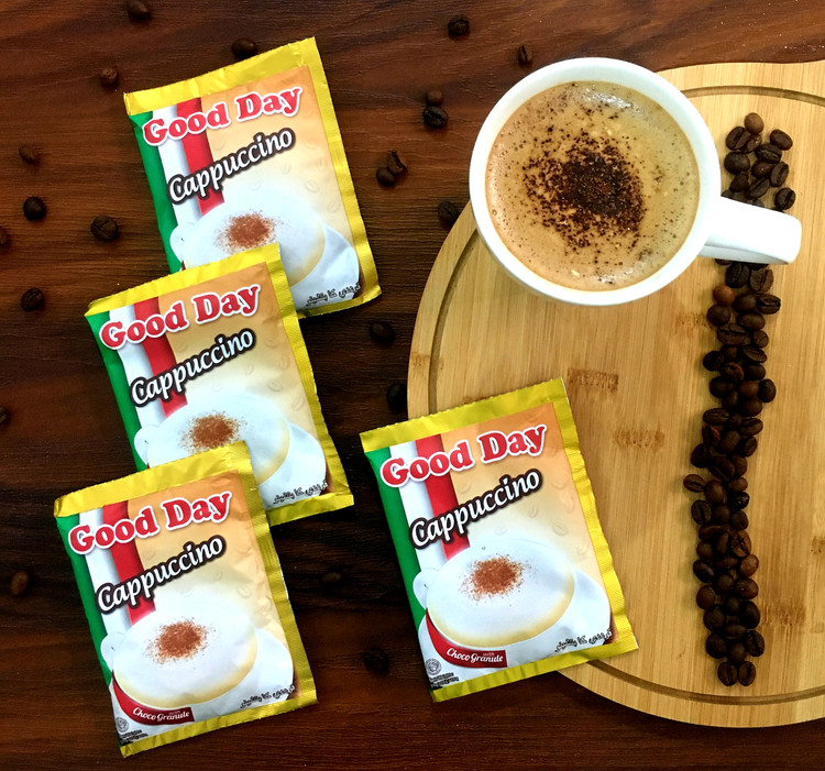کاپوچینو Good Day اصل اندونزی – بسته ۳۰ عددی ۷۵۰ گرم