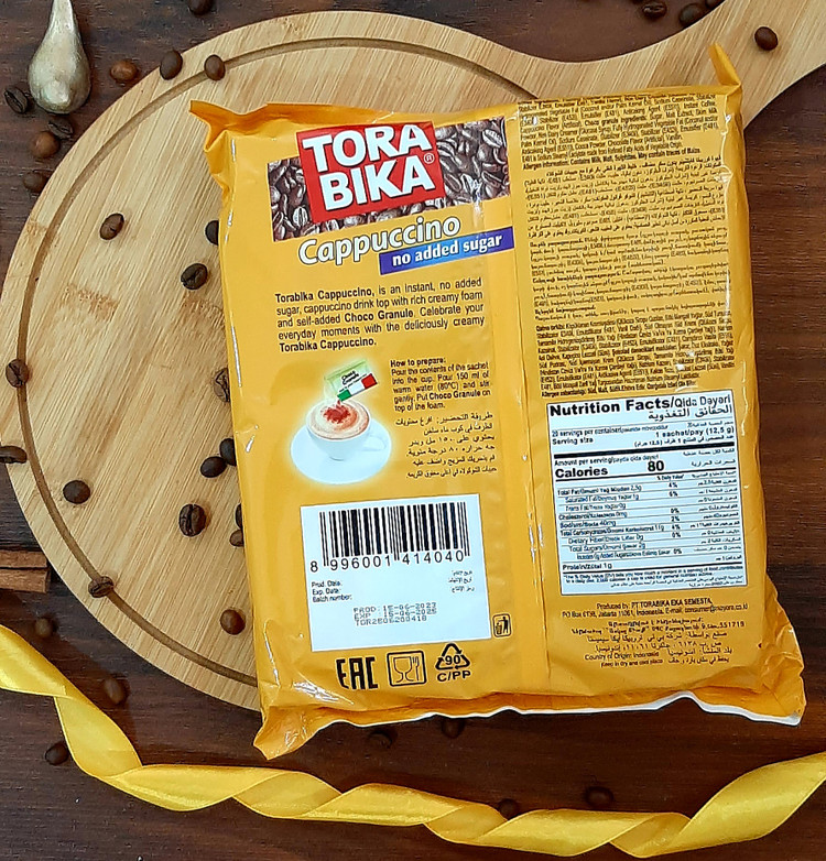 Torabika Sugar‑Free Cappuccino 12/5 g