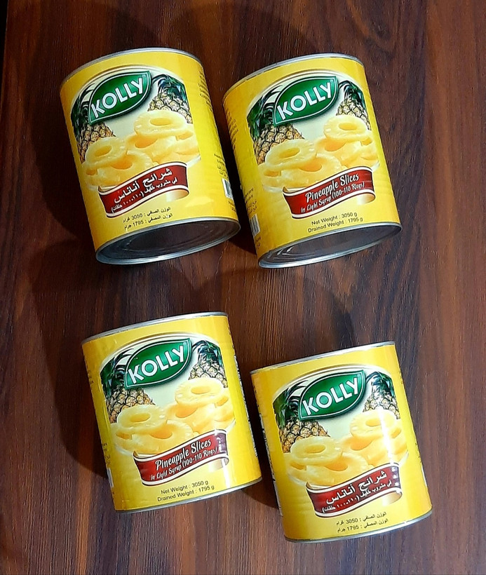 کنسرو آناناس کُلی ۳ کیلوگرمی