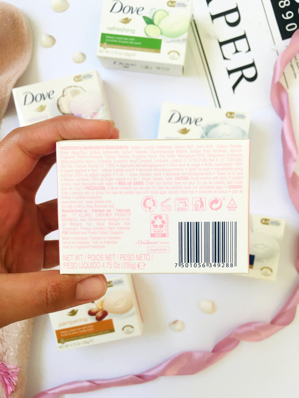Dove Cream Bar Rose 135g