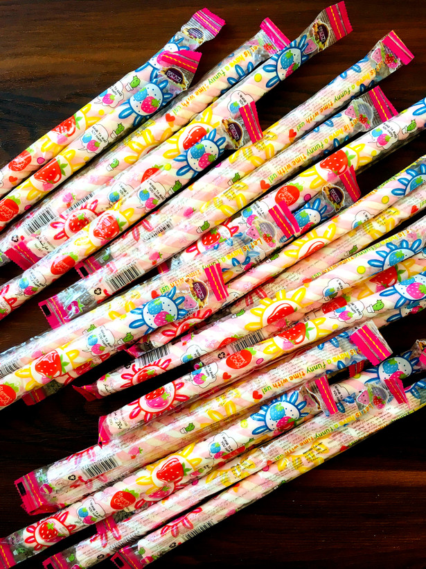 مارشمالو طنابی رنگی