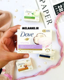 صابون کرم دار برند داو اصل رایحه نارگیل رنگ یاسی ۱۳۵ گرمی اندونزیایی Dove Soap
