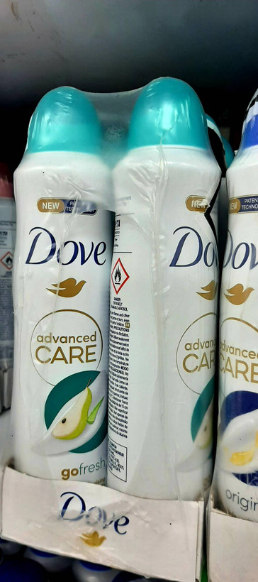 اسپری ضد تعریق زنانه داو Advanced Care Go Fresh رایحه گلابی و آلوئه ورا 250 میلیلیتر بسته 6 عددی