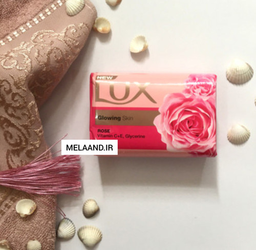 صابون Lux با گل رز و عطر صورتی