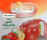 ژله موز و توت فرنگی تیارا 80 گرمی