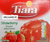ژله موز و توت فرنگی تیارا 80 گرمی