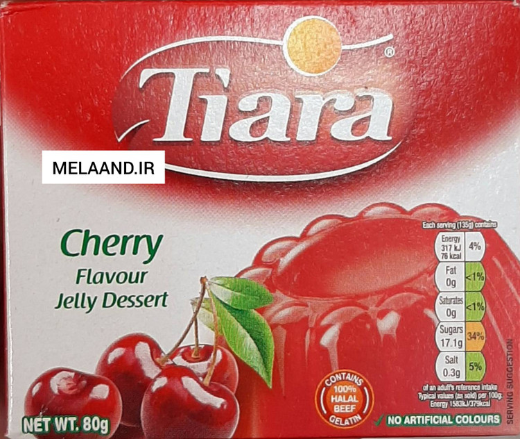 ژله آلبالو تیارا 80 گرمی